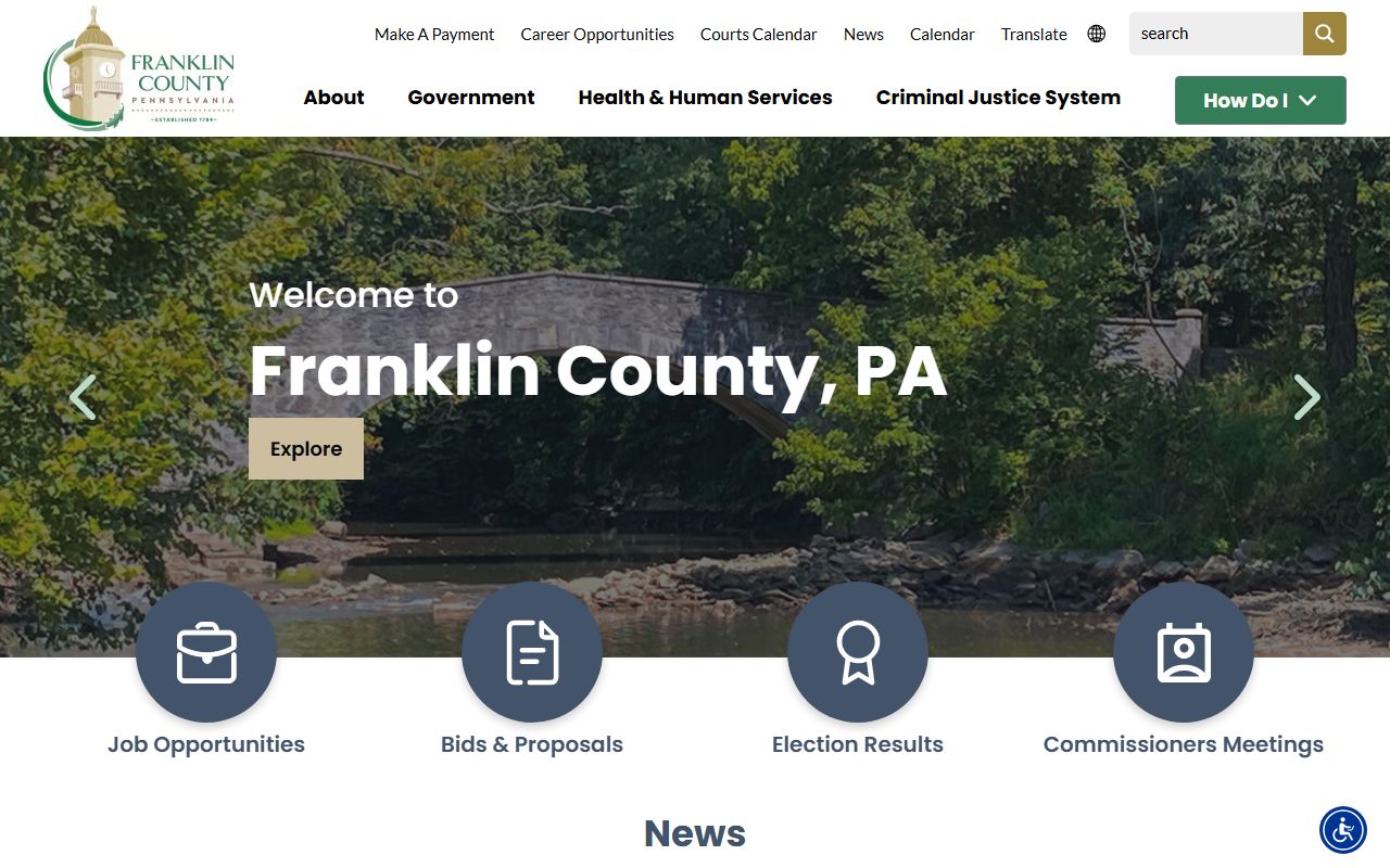 Official Franklin County government homepage